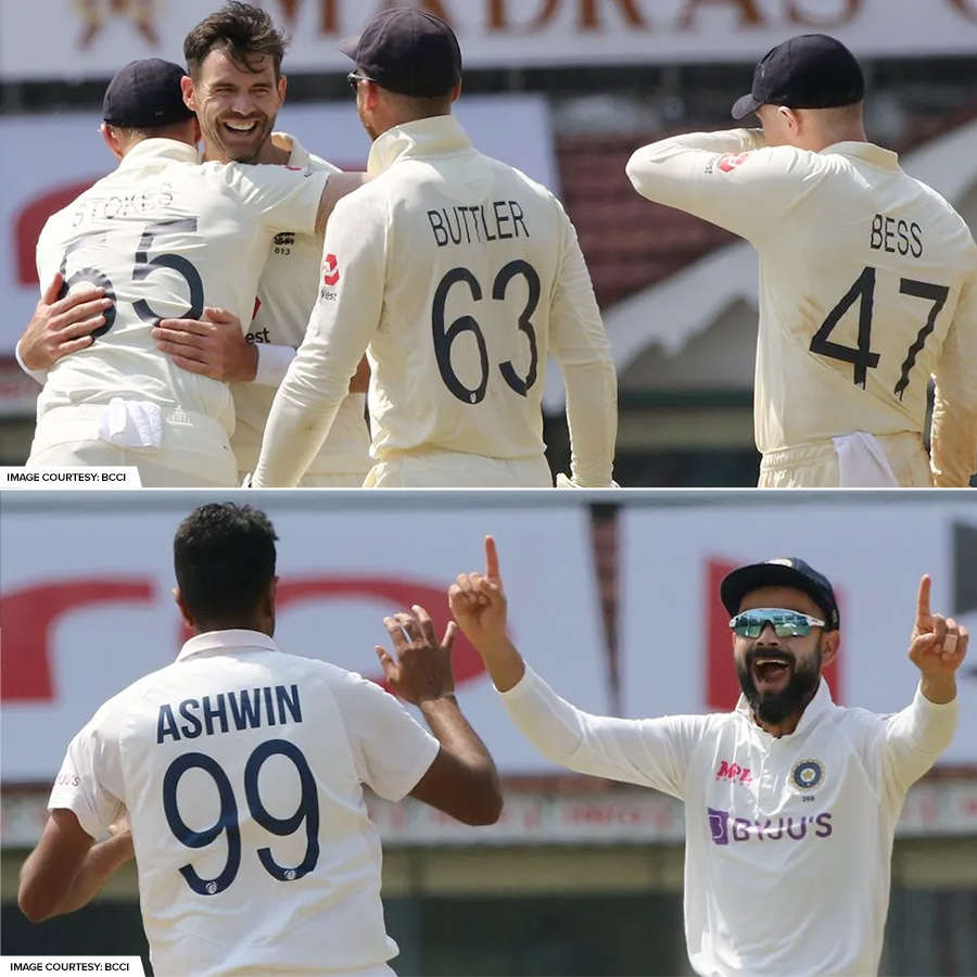 क्रिकेट : पहली पारी में 337 रन बनाकर ऑलआउट हुआ भारत, दूसरी पारी में इंग्लैंड 1-1