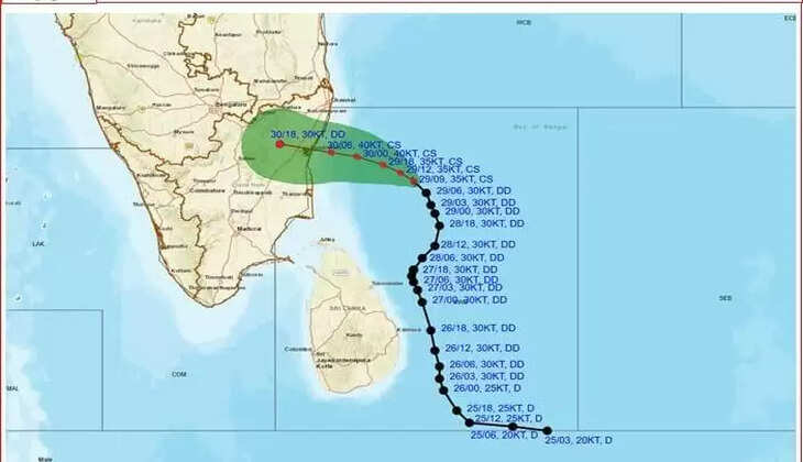 डीप डिप्रेशन ने लिया चक्रवात ‘फेंगल’ का रूप, झारखंड समेत इन राज्यों में दिखेगा असर, तीन डिग्री तक बढ़ेगा न्यूनतम तापमान