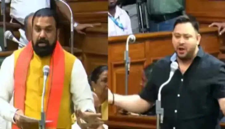 सम्राट चौधरी or tejashwi in vidhan sabha