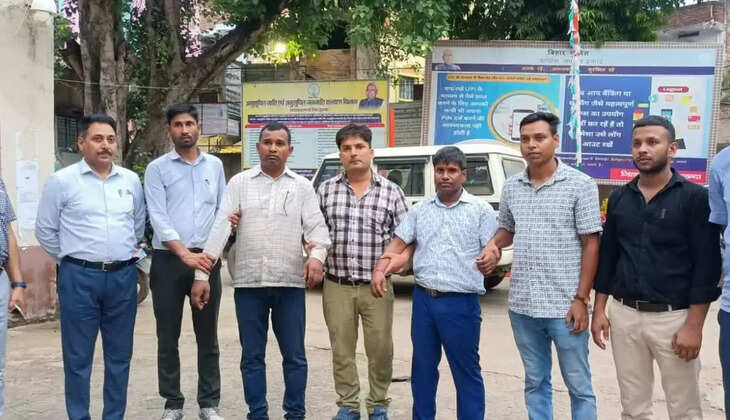 नालंदा में विजिलेंस का छापा, डीपीओ और शिक्षक रिश्वत लेते गिरफ्तार