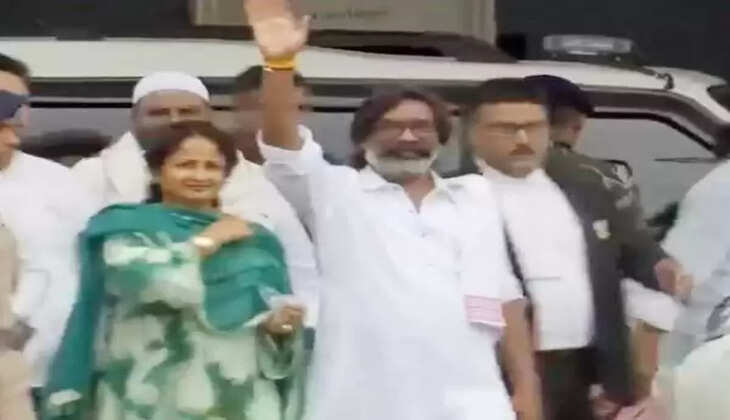 जेल से बाहर आये हेमंत, जमीन घोटाला मामले में मिली जमानत 