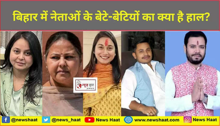 नेताओं के बेटे-बेटी 