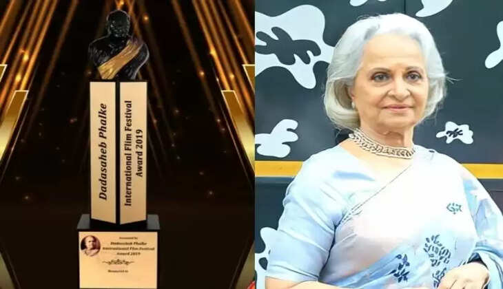 वहीदा रहमान को दादा साहब फाल्के लाइफटाइम अचीवमेंट पुरस्कार से किया जाएगा सम्मानित