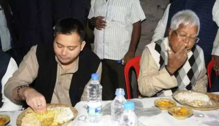 लालू यादव और बेटे तेजस्वी यादव 