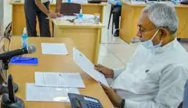 मुख्यमंत्री नीतीश कुमार 