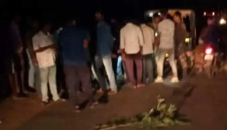 घटना के बाद की तस्वीर