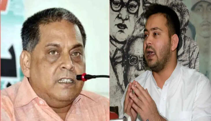 तेजस्वी यादव और नीरज कुमार 