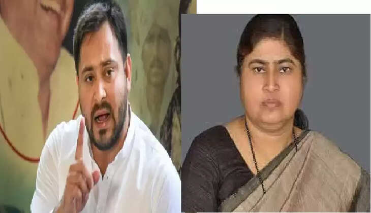 तेजस्वी यादव और लेसी सिंह 