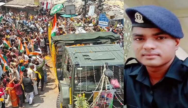 कारगिल में ड्यूटी के दौरान शहीद हुए नवादा के सपूत मनीष कुमार को नम आंखों से अंतिम विदाई