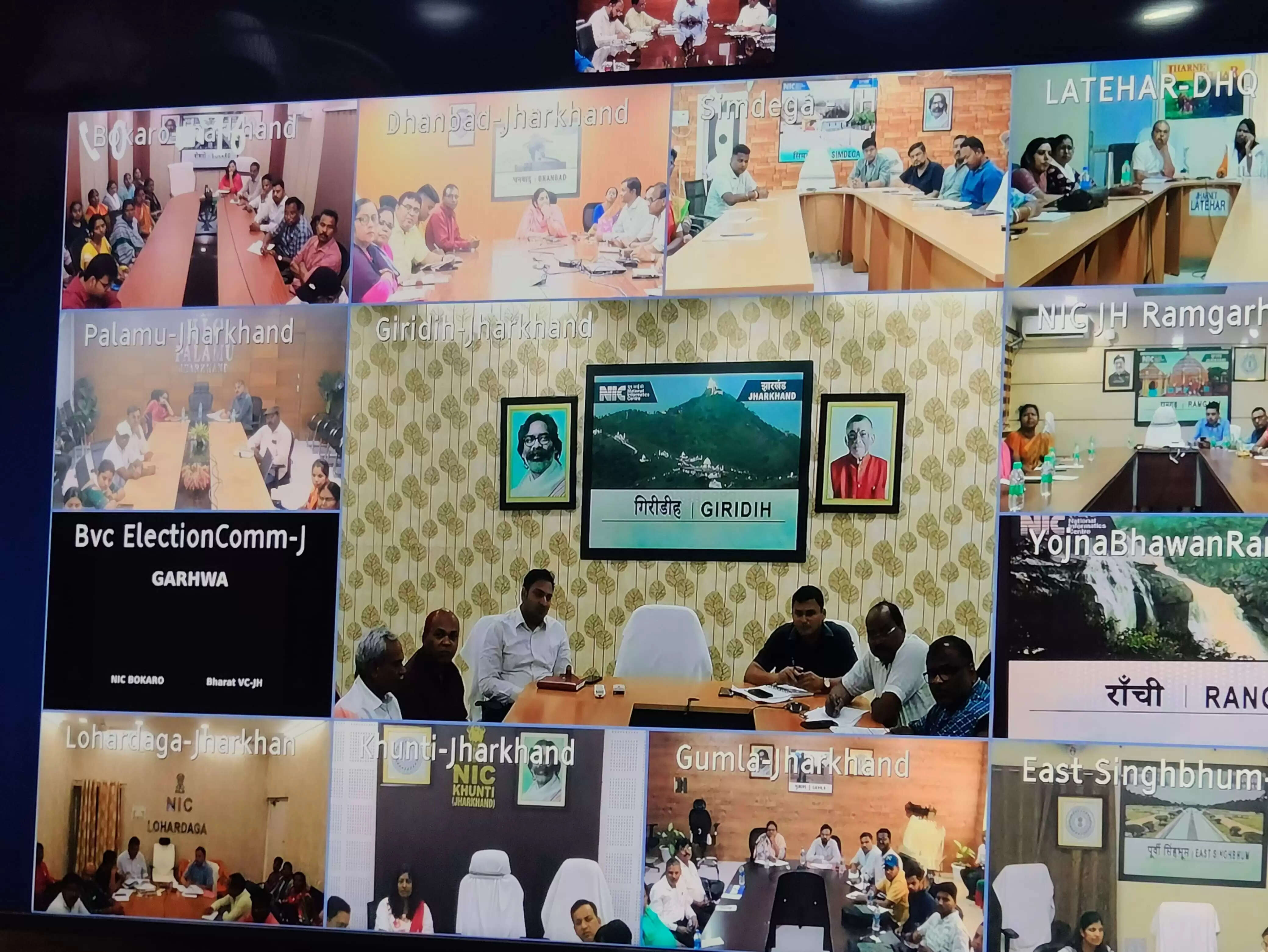 झारखंड के बीएलओ और वालेंटियर IIIDEM में होंगे प्रशिक्षित, मुख्य निर्वाचन पदाधिकारी के. रवि कुमार ने टीम की तैयारियों का लिया जायजा