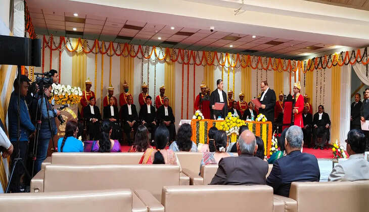 जस्टिस अरुण कुमार राय बने हाईकोर्ट के जज, एक्टिंग चीफ जस्टिस चंद्रशेखर ने दिलाई शपथ