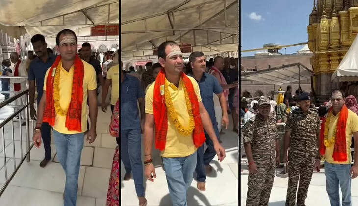 भोले बाबा की नगरी पहुंचे तेज प्रताप यादव, काशी विश्वनाथ में की पूजा