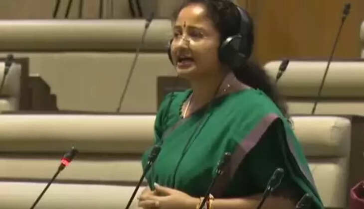 विधानसभा में पहली बार बोलते हुए कल्पना सोरेन, हंगामे के बीच की बीजेपी पर तीखी आलोचना