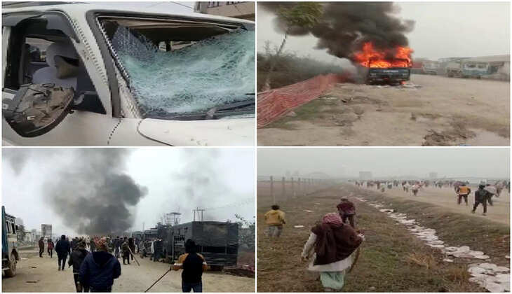 बक्सर में भारी बवाल 