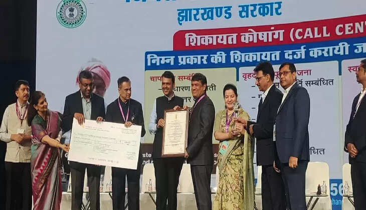 ई-गवर्नेंस के क्षेत्र में झारखंड की बड़ी उपलब्धि, झार जल योजना के लिये सम्मानित किये गये डॉ मनीष रंजन 