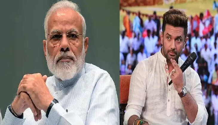 चिराग पासवान और मोदी 