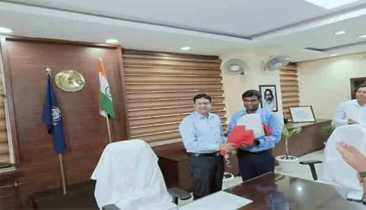 रांची के नये डीसी मंजूनाथ भजंत्री ने पदभार ग्रहण किया