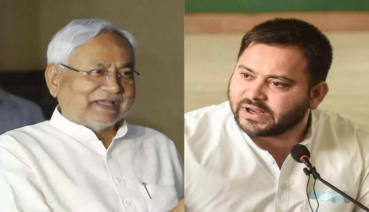 Tejashwi yadav and nitish kumar 