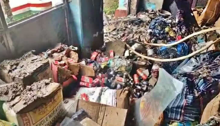 पूर्णिया के सहायक खजांची थाना में लगी आग, जब्त सामान खाक, जांच के आदेश