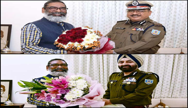 मुख्यमंत्री से आईपीएस अधिकारियों की मुलाकात, सेवानिवृत्ति पर आर.के. मल्लिक को शुभकामनाएं