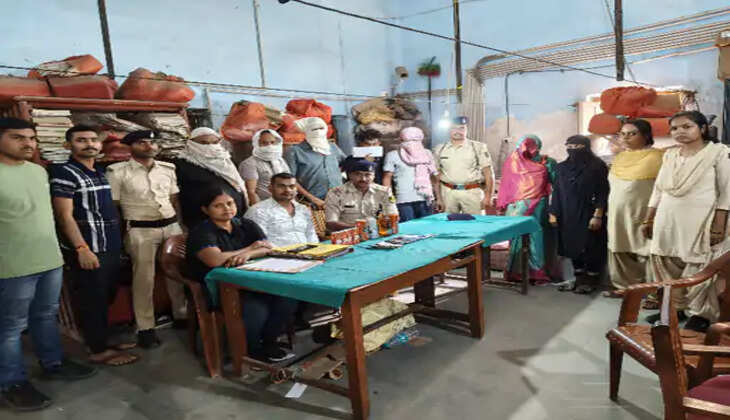 हाई-प्रोफाइल शराब तस्करी का पर्दाफाश, प्रेमी जोड़ा और महिला सरगना समेत 7 गिरफ्तार