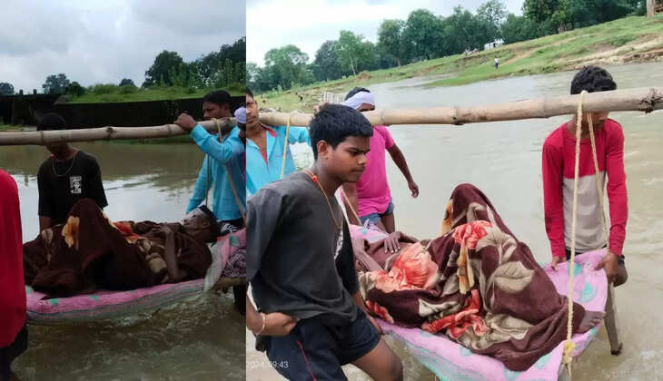 सिमडेगा : गांवों में बुनियादी सुविधाओं की किल्लत, खाट पर झूलती सरकारी सुविधायें 