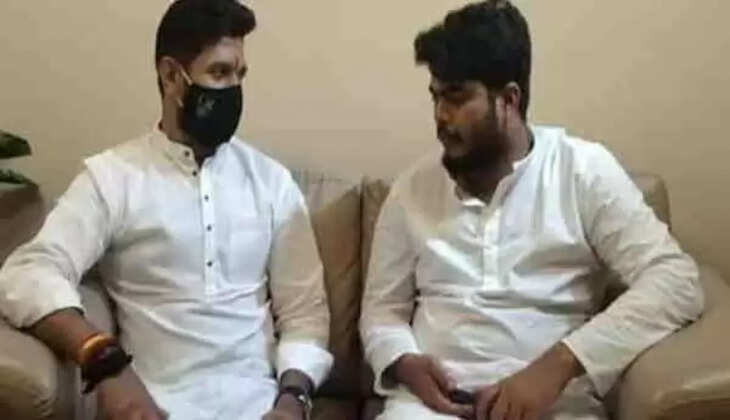 चिराग पासवान और ओसामा शहाब 