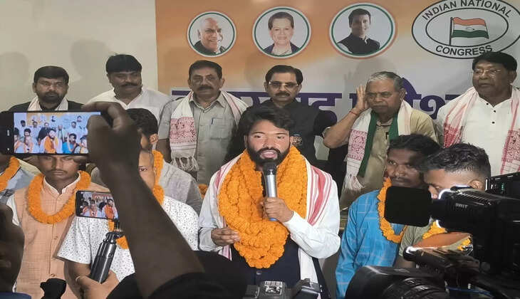 युवा नेता शशि पन्ना ने कांग्रेस पार्टी का दामन थामा