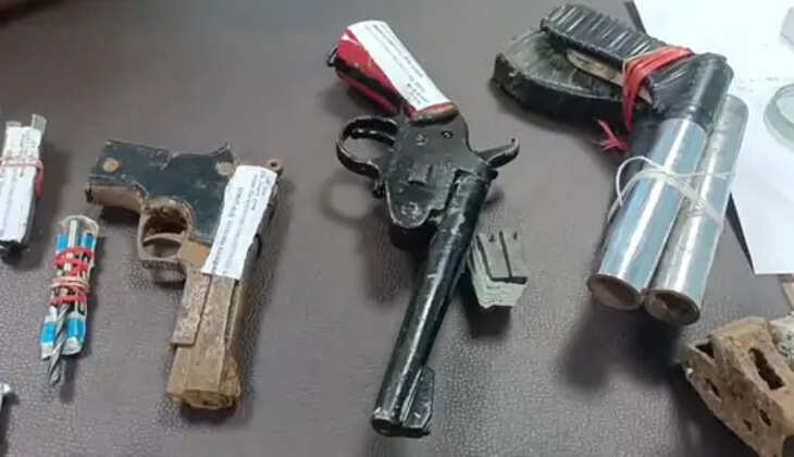 नालंदा : चिकसौरा में मिनी गन फैक्ट्री का भंडाफोड़, भारी मात्रा में सामान बरामद, एक आरोपी गिरफ्तार