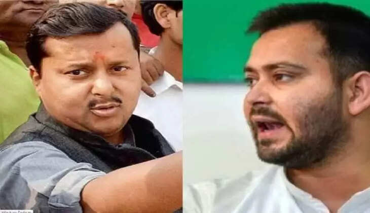 नीतिन नवीन और तेजस्वी यादव 