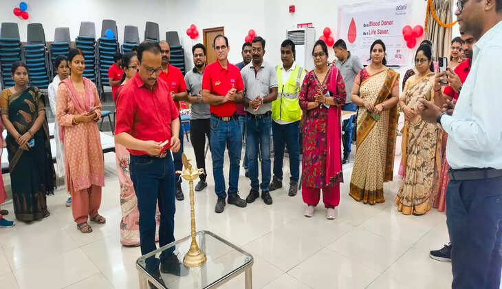 गौतम अडाणी के जन्मदिवस पर गोड्डा पावर प्लांट में रक्तदान शिविर का आयोजन, 400 से अधिक यूनिट रक्त संग्रहित